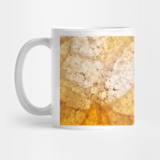 Yellow agate mineral super macro Mug